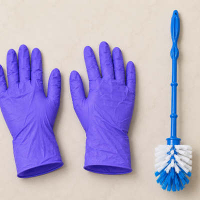 Gloves + Brush